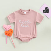 Little Love Embroidered T-Shirt Romper